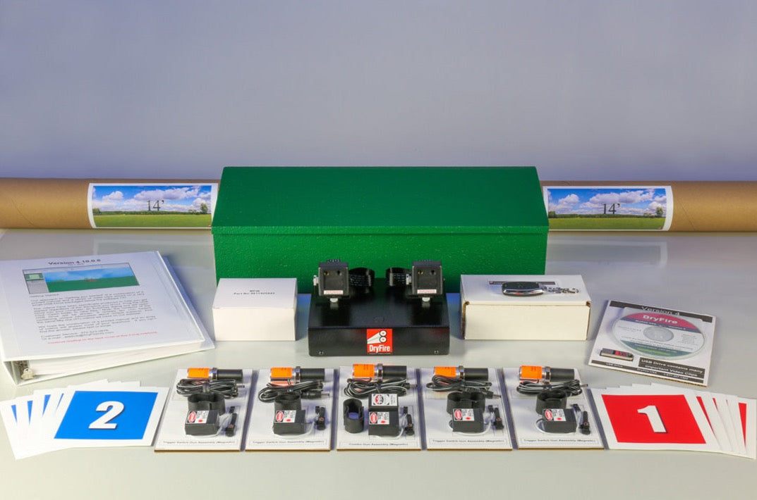 DryFire USA Training Simulator Squad Pack for team training for trap shooting