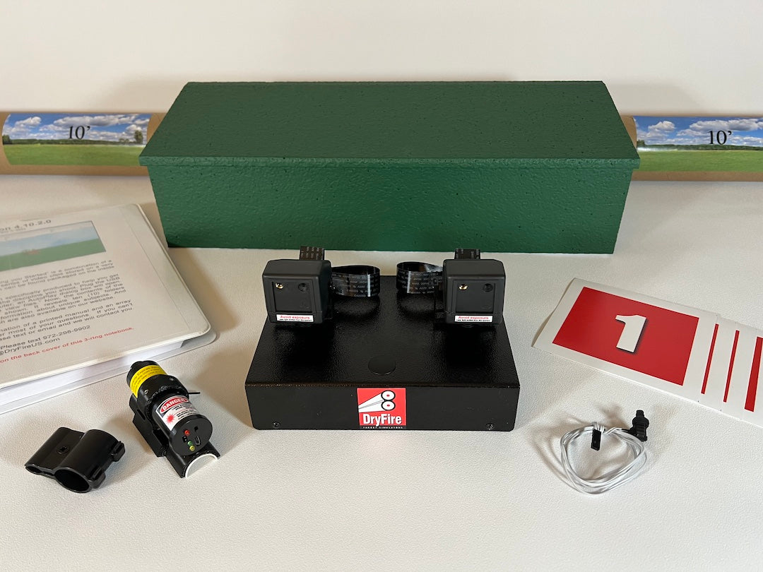 DryFire USA Training Simulator eTarget League Pack for team training for trap shooting